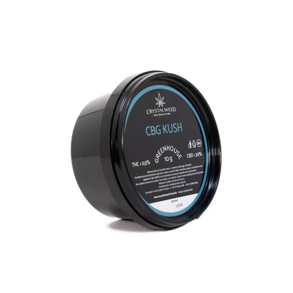 cbg kush cannabis light 10g barattolo