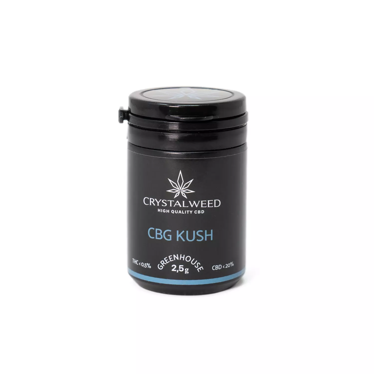 cbg kush cannabis light 2.5g barattolo