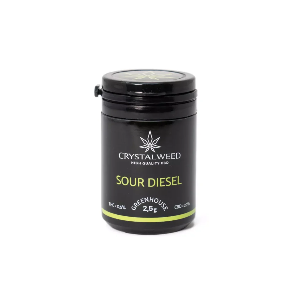 sour diesel cannabis light 2.5g barattolo
