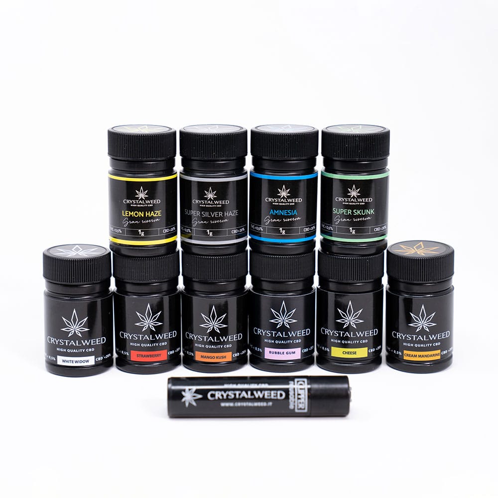 Discovery Kit CrystalWeed 1g Discovery Kit di Infiorescenze CrystalWeed da 1g