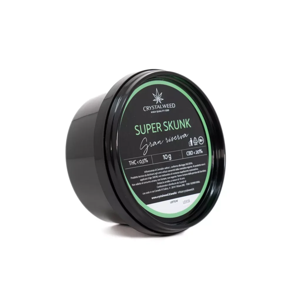 super skunk cannabis light 10g barattolo
