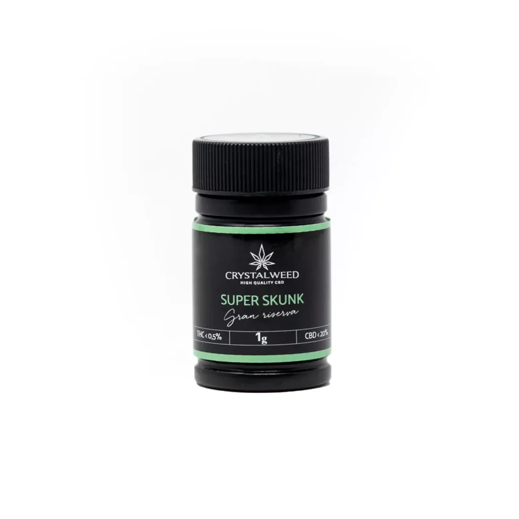 super skunk cannabis light 1g barattolo