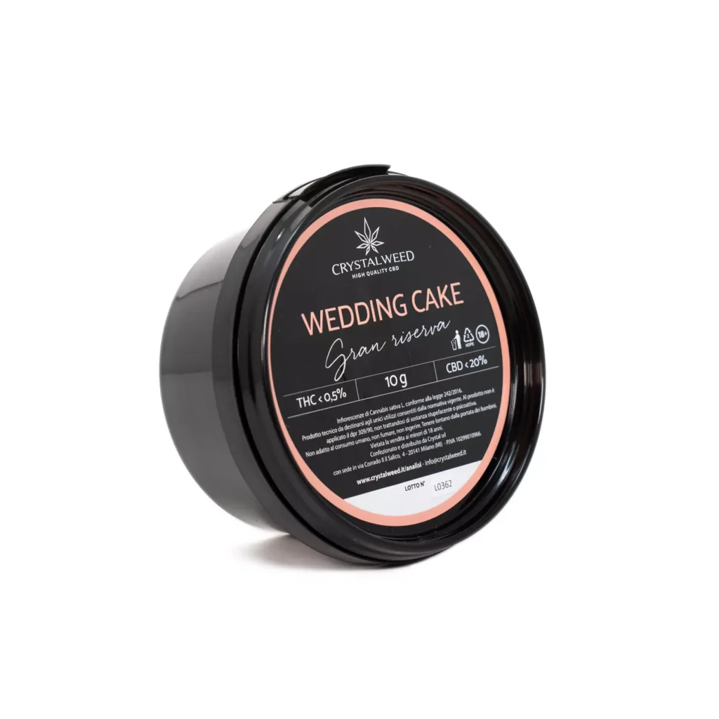 wedding cake cannabis light 10g barattolo