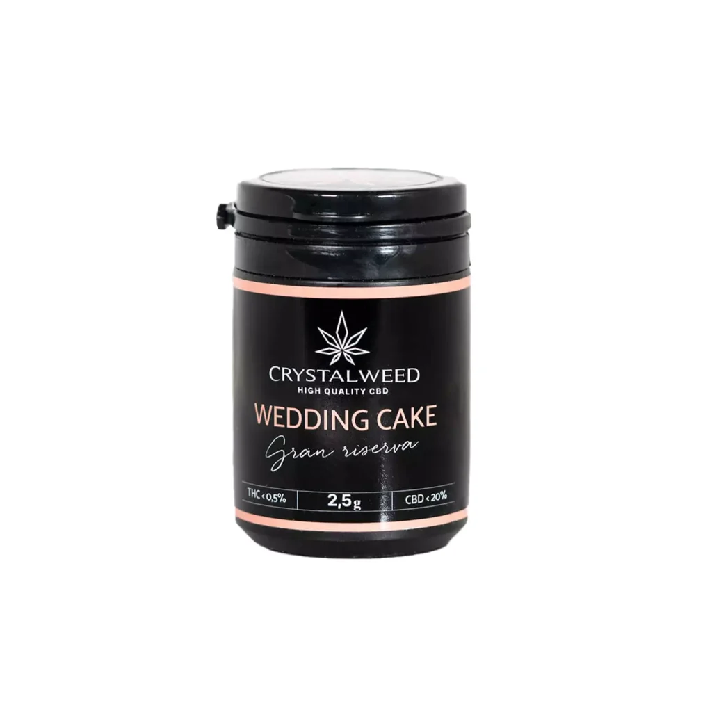 wedding cake cannabis light 2.5g barattolo