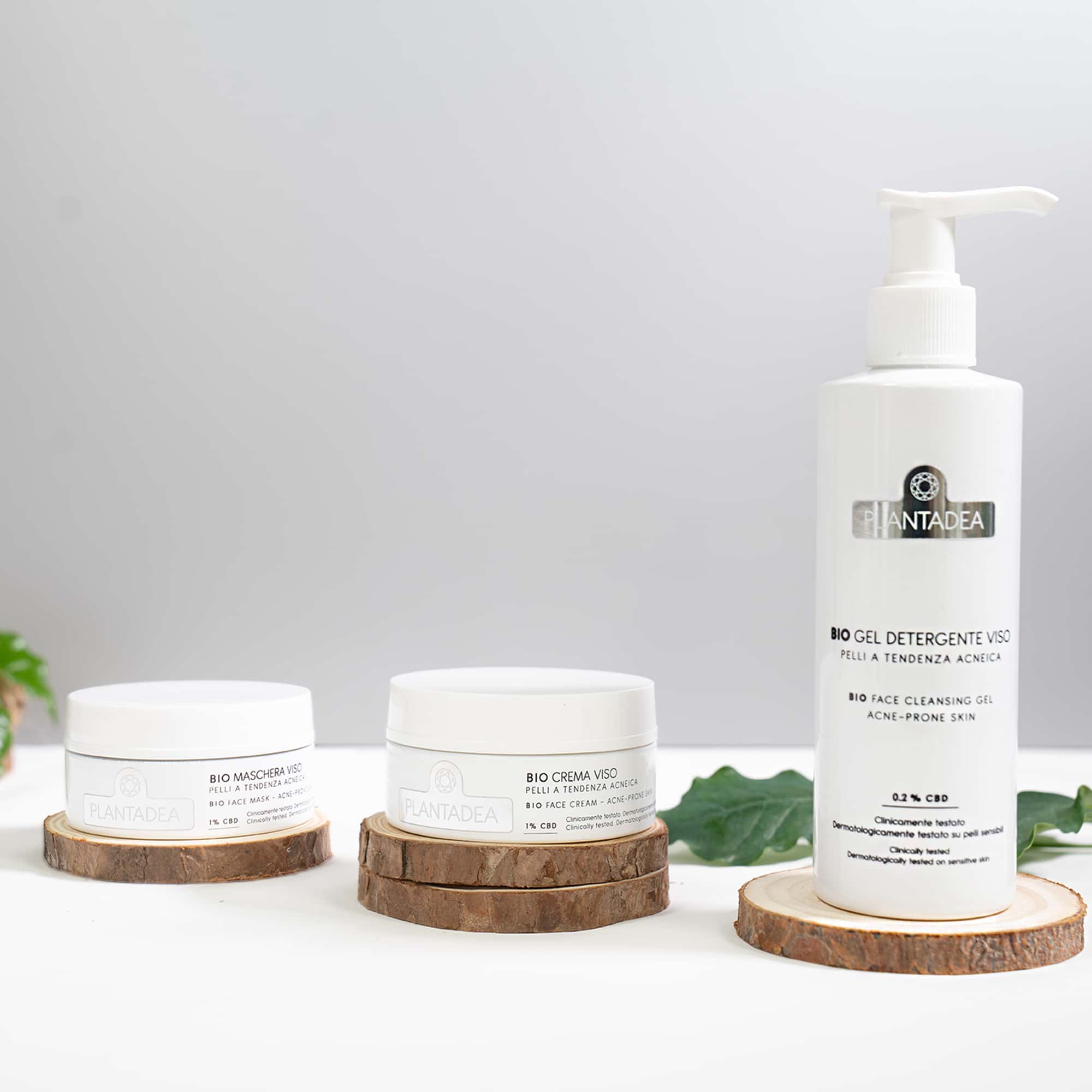 kit prodotti naturali pelle acneica