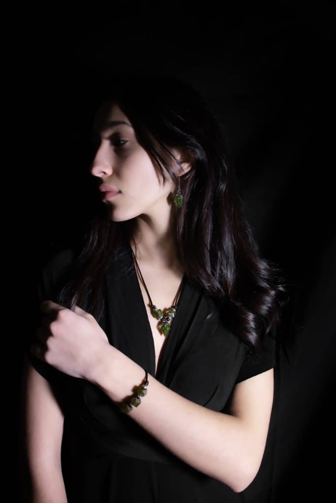 Amicla bracciale acciaio diamantino cubo